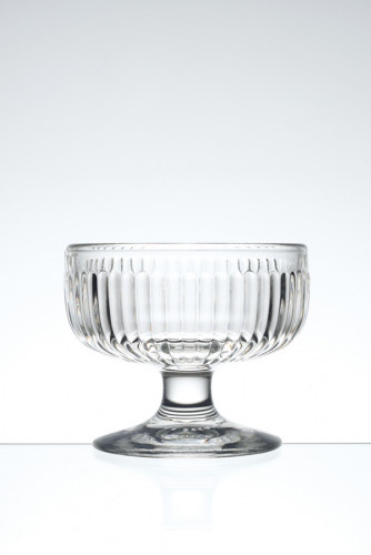 Coupe à dessert transparent verre pressé Ø 10 cm Tahiti La Rochere