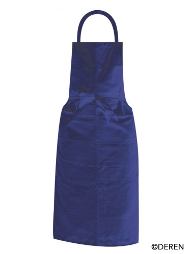 Tablier valet avec bavette bleu Taille unique