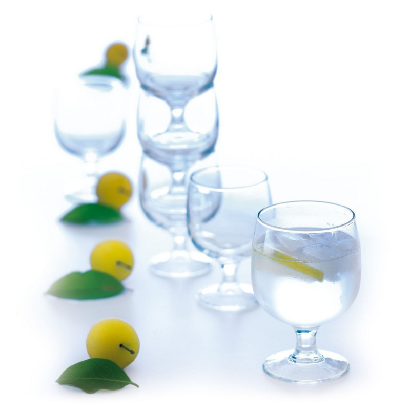 Verre à pied verre trempé 19 cl Amelia Arcoroc