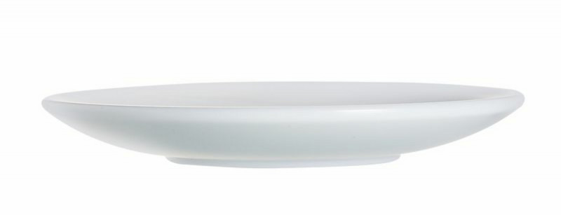 Sous-tasse à thé rond blanc verre opal Ø 14 cm Restaurant Arcoroc