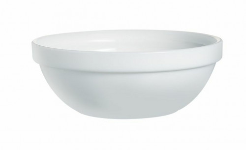 Coupelle rond blanc verre opal Ø 12 cm Restaurant Arcoroc