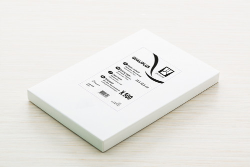Papier cuisson simple face papier blanc 60x40 cm Pro.cooker (500 pièces)