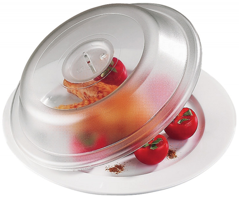 Couvre assiette rond transparent polyamide Ø 23,8 cm Enova