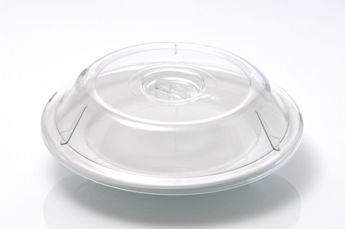 Couvre assiette rond transparent copolyester Ø 23,8 cm Enova