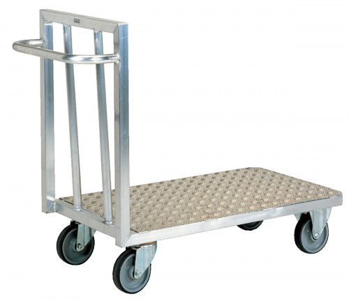 Chariot plateforme aluminium 125x60x100 cm 350 kg plate_length 60 cm Tournus