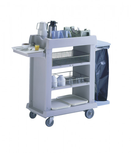 Chariot petit-déjeuner plastique 118,4x56,5x126 cm Saint Romain