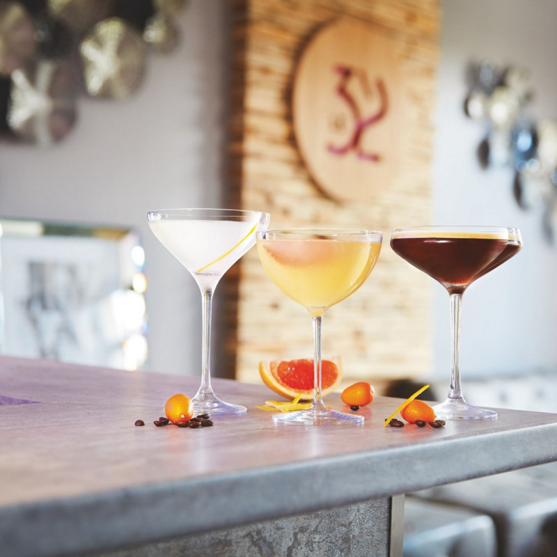 Coupe à cocktail martini verre cristallin 21 cl Champagne & Cocktail Chef & Sommelier