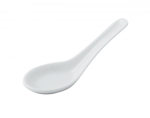 Cuillère chinoise blanc porcelaine 12 cm Pro.mundi