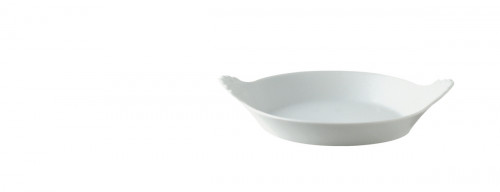 Mini plat à oreilles rond blanc porcelaine Ø 6,5 cm Bistronome Pro.mundi