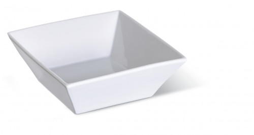 Ravier carré blanc porcelaine 9,3 cm Edina Pro.mundi