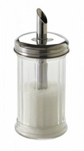 Sucrier doseur transparent Ø 7,5 cm 16,5 cm Pro.mundi