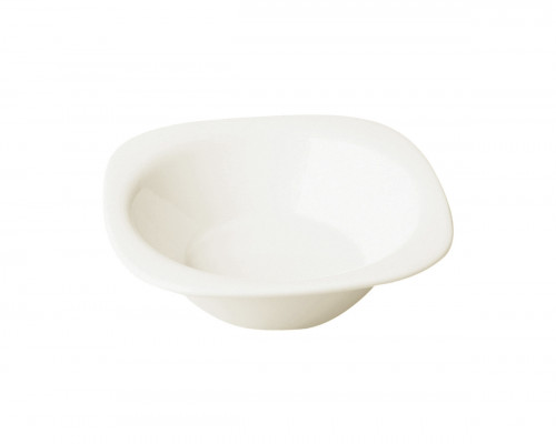 Coupelle carré ivoire porcelaine vitrifiée Ska Rak