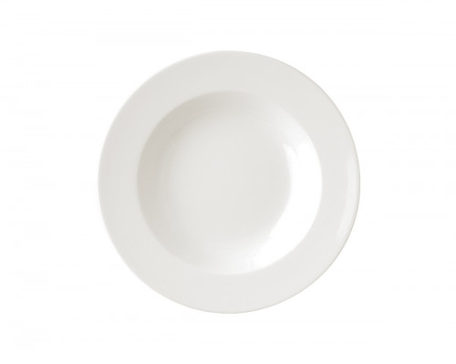 Assiette creuse rond ivoire porcelaine vitrifiée Ø 26 cm Banquet Rak