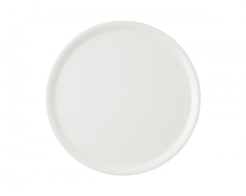 Assiette à pizza rond ivoire porcelaine vitrifiée Ø 31,5 cm Banquet Rak