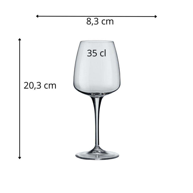 Verre à pied verre cristallin 35 cl Aurum Bormioli Rocco