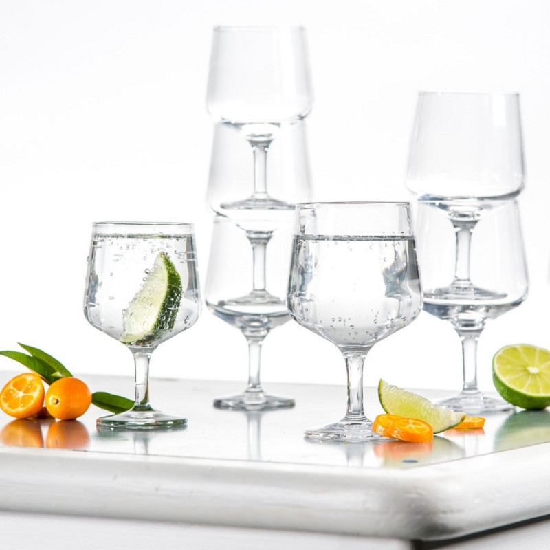 Verre à pied verre trempé 28 cl Colosseo Bormioli Rocco