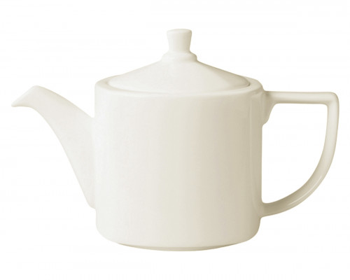 Théière carré ivoire porcelaine vitrifiée Ska Rak