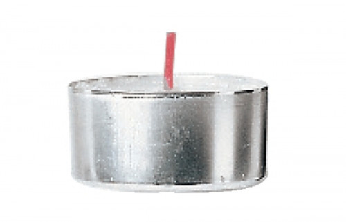 Bougie chauffe plat rond blanc Ø 3,9 cm 2,2 cm Spaas (50 pièces)
