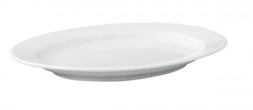 Plat ovale blanc porcelaine 17 cm K Pro.mundi