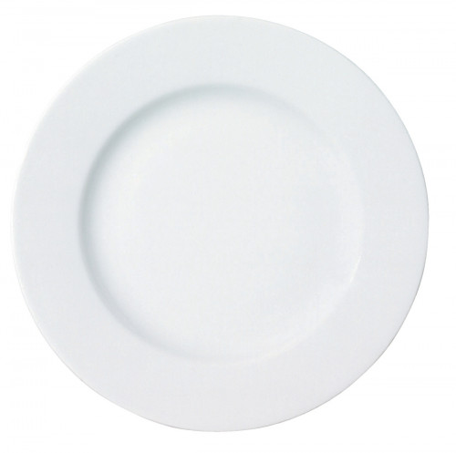 Assiette plate rond blanc porcelaine Ø 30,5 cm Roma
