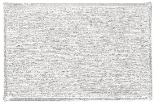 Plateau rectangulaire transparent acrylique 53 cm Pap Glace Platex