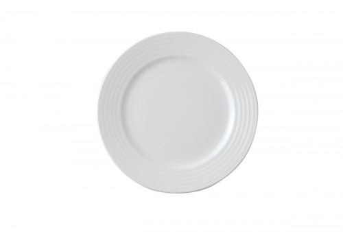 Assiette plate rond ivoire porcelaine vitrifiée Ø 16,8 cm Rondo Rak