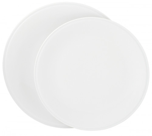 Assiette à pizza rond blanc porcelaine vitrifiée Ø 27 cm Pro.mundi
