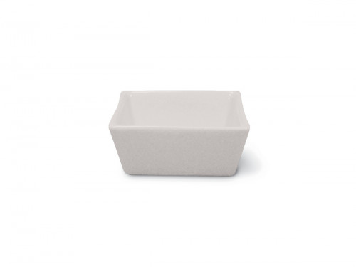 Coupelle carré ivoire porcelaine vitrifiée 6 cm Allspice Rak
