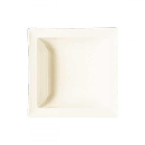 Saladier carré ivoire porcelaine vitrifiée 21 cm Classic Gourmet Rak