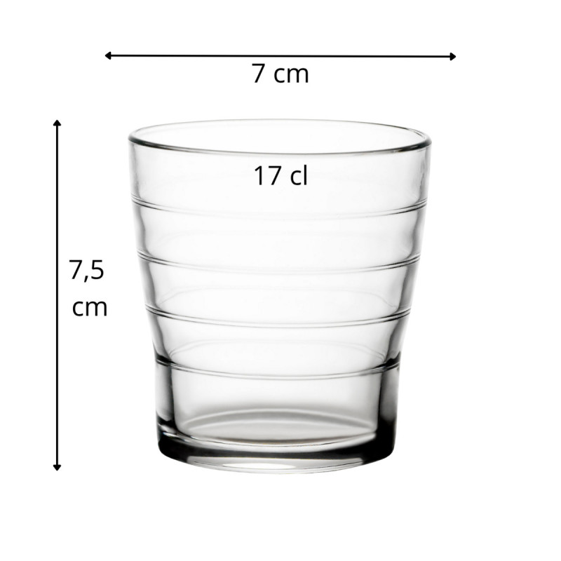 Gobelet verre trempé 17 cl Habana Bormioli Rocco