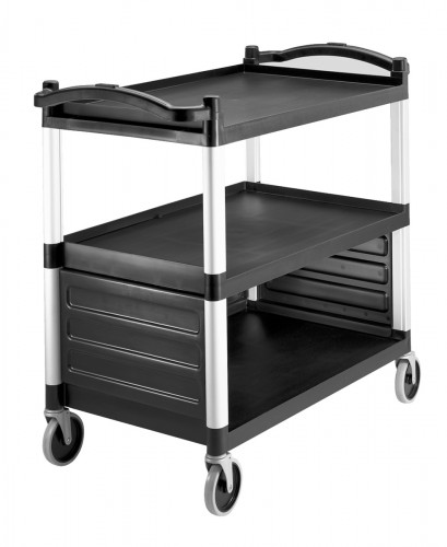 Jeu de 3 panneaux d'étagère plastique 80,3x45x30 cm Cambro