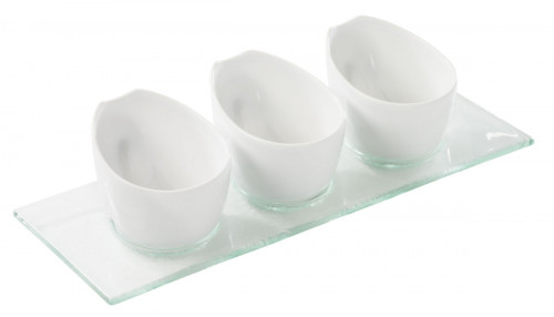 Pot ovale blanc porcelaine culinaire 8,5 cm Impulse Revol