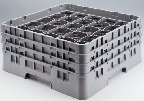 Casier de lavage 36 compartiments 50x50x18,4 cm 7,2 cm 15,2 cm Camrack Cambro