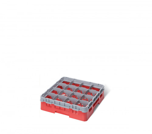 Casier de lavage 16 compartiments 50x50x26,7 cm 10,9 cm 23,8 cm Camrack Cambro