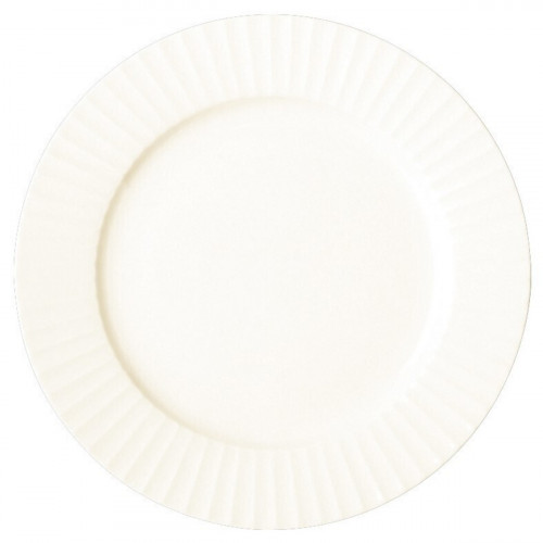 Assiette plate rond ivoire porcelaine vitrifiée Ø 27,1 cm Metropolis Rak