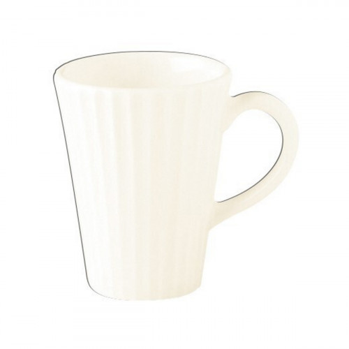Tasse à expresso rond ivoire porcelaine vitrifiée 9 cl Ø 5,5 cm Metropolis Rak