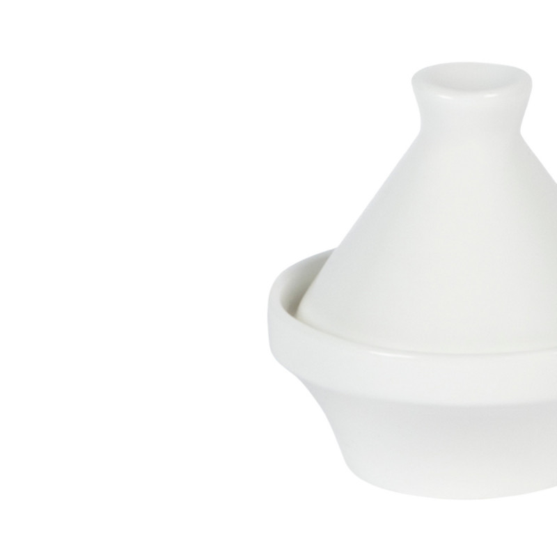 Mise en bouche rond blanc porcelaine 7 cm Playtime Pro.mundi