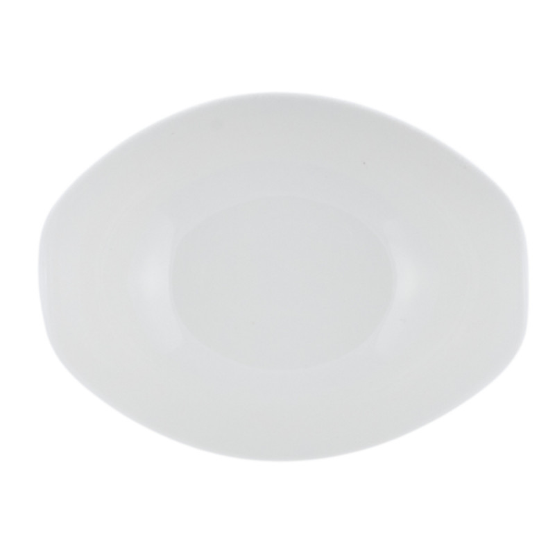Coupelle ovale blanc porcelaine 13,4 cm Matcha Pro.mundi