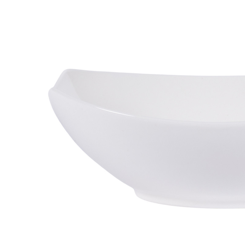 Saladier ovale blanc porcelaine 26 cm Matcha Pro.mundi