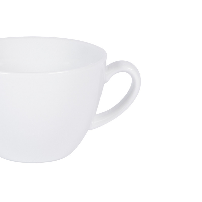 Tasse à déjeuner rond blanc porcelaine 30 cl Ø 10,5 cm Emotions Pro.mundi