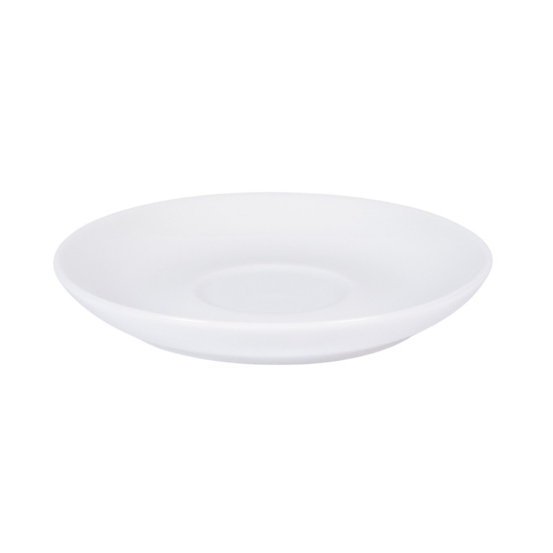 Sous-tasse à déjeuner rond blanc porcelaine Ø 16 cm Emotions Pro.mundi