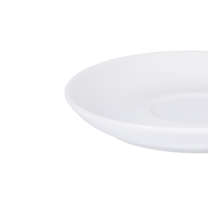 Sous-tasse à déjeuner rond blanc porcelaine Ø 16 cm Emotions Pro.mundi