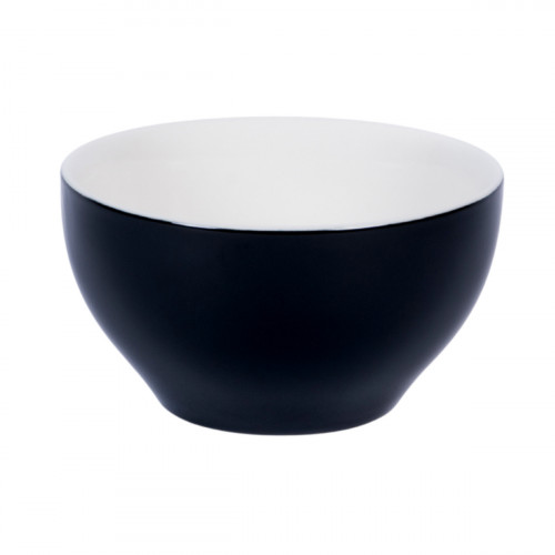 Bol rond noir porcelaine 63 cl Ø 14 cm Emotions Pro.mundi
