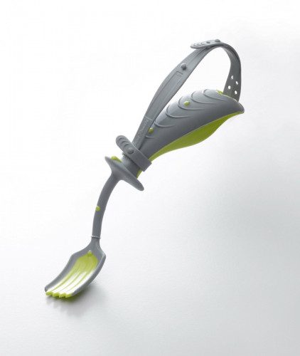 Fourchette ergonomique gris polypropylène (pp) Flex Ergo Saint Romain