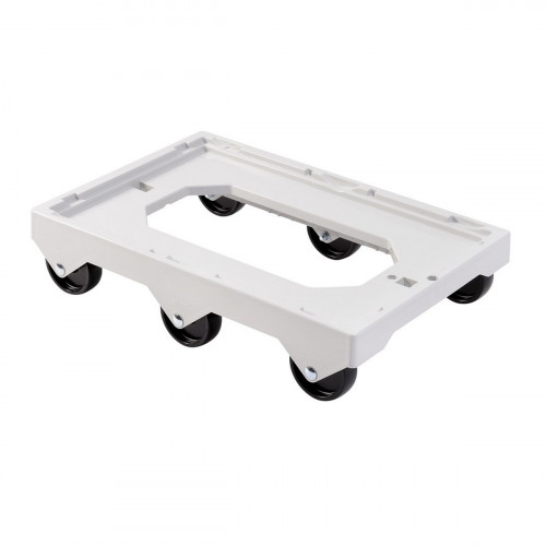 Socle rouleur 6 roues plastique 61,3x41,4x13,5 cm 250 kg plate_length 41,4 m ABS Gilac