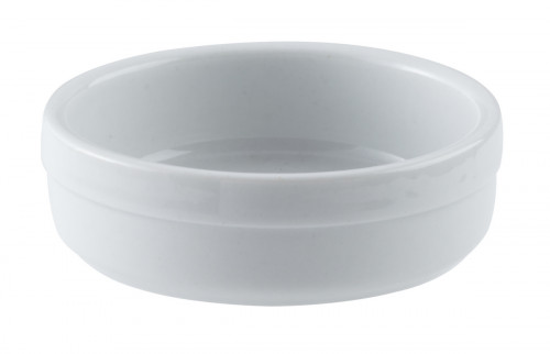 Assiette catalane rond blanc porcelaine Ø 8 cm Cafett Pro.mundi