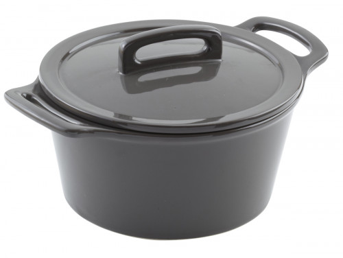 Cocotte rond gris grès émaillé Ø 14 cm Bistronome Pro.mundi