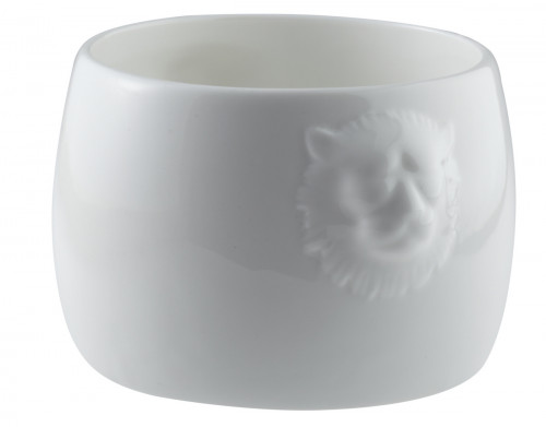 Mini soupière rond blanc porcelaine Ø 6,5 cm Leo Pro.mundi