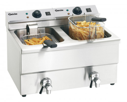 Friteuse avec robinet IMBISS2 230v 16 L Bartscher