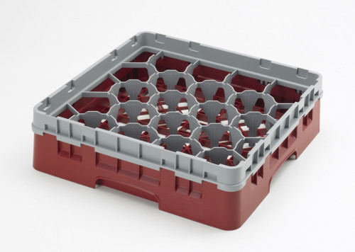 Casier lave-verres 20 compartiments 50x50x18,4 cm 9,84 cm 13,3 cm Camrack Cambro